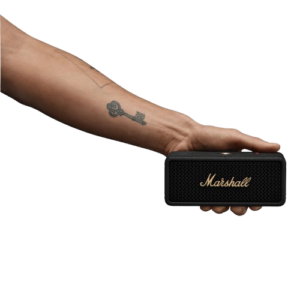 Marshall Emberton III Portable Bluetooth Speaker (Black & Brass) — vue 5