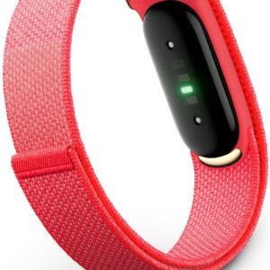 Google Fitbit Air rouge framboise — vue 3