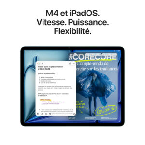 iPad Air M4 11 pouces (2026) Wi-Fi 256 Go Lumière Stellaire — vue 5